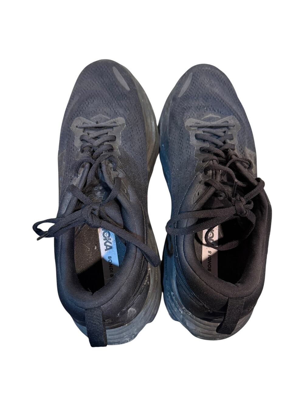 HOKA Bondi 8 Men’s 13D Black Running Walking Shoes